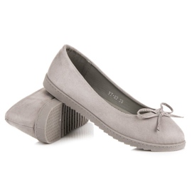 Renda Bailarinas de mujer cómodas gris 4