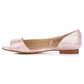 Sandalias vinceza planas rosado 2
