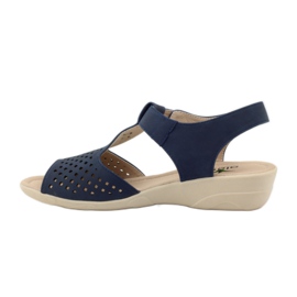 Sandalias Aloeloe azul marino súper cómodas 2