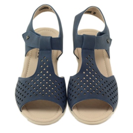Sandalias Aloeloe azul marino súper cómodas 4