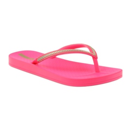Chanclas cadena oro Ipanema 8238 rosado amarillo 1