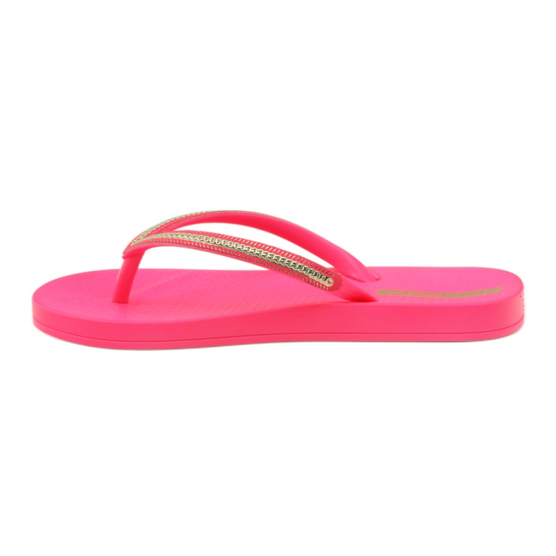 Chanclas cadena oro Ipanema 8238 rosado amarillo 2