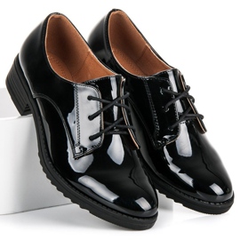 Lovery Zapatos lacados elegantes negro 1