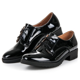 Lovery Zapatos lacados elegantes negro 2 Lovery Zapatos lacados elegantes negro 2