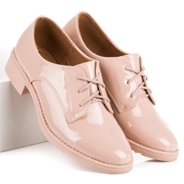 Lovery Zapatos lacados mujer marrón 4