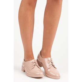 Lovery Zapatos lacados mujer marrón 5