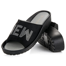 Zapatillas VINCEZA Ante Negro 4