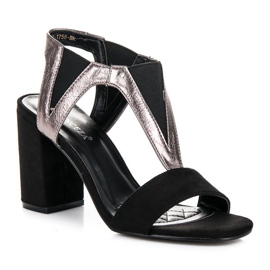 Sandalias con tacón Vinceza negro 3
