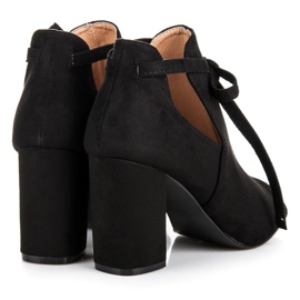 Sandalias vinceza ante cordones negro 3
