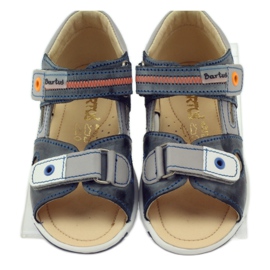 Sandalias con velcro Bartuś 119 gris oscuro 4