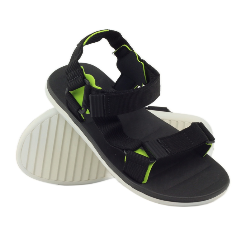 Sandalias hombre impermeables Rider 82137 negro verde 3