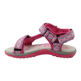 American Club Sandalias con inserción de piel americana 5268 púrpura rosa 2