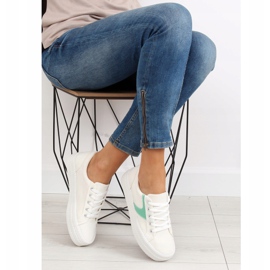 Deportivas blancas con suela alta K1831401 Blanco 2