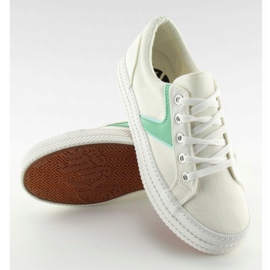 Deportivas blancas con suela alta K1831401 Blanco 3