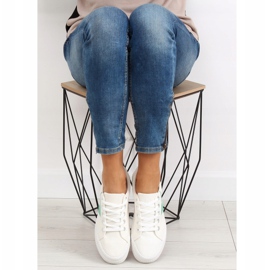 Deportivas blancas con suela alta K1831401 Blanco 4