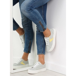 Deportivas grises con suela alta K1831401 Gris 1