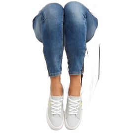 Deportivas grises con suela alta K1831401 Gris 4