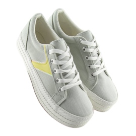 Deportivas grises con suela alta K1831401 Gris 5