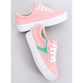 BM Rosa Zapatillas de suela alta K1831401 Rosa rosado 2