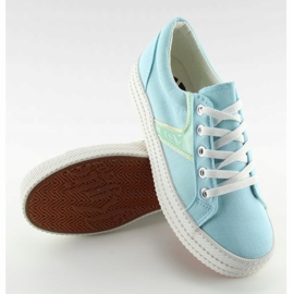 Azul K1831401 zapatillas Celeste de suela alta 3