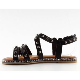 Sandalias negras con tachuelas WL193 Black negro 2