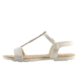 Sandalias blancas para mujer 769 blanco 4