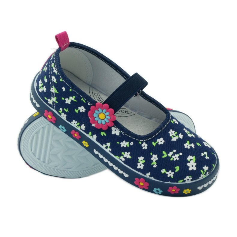 American Club Deportivas americanas con plantilla de piel azul marino 3