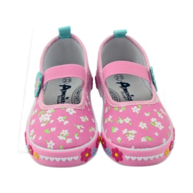 American Club Deportivas americanas con plantilla de piel verde amarillo rosa 5