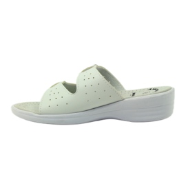 American Club Pantuflas médicas cómodas American 3/2018 blanco 3