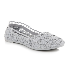 Seastar Bailarinas encaje gris 3
