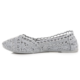 Seastar Bailarinas encaje gris 4