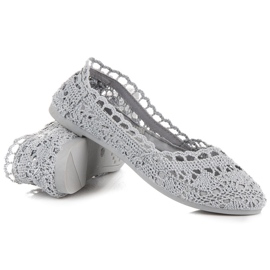 Seastar Bailarinas encaje gris 5