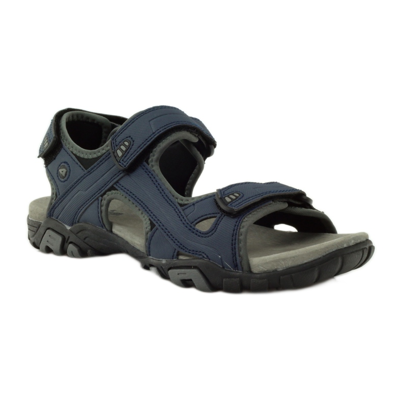 American Club Sandalias deportivas americanas 0072 azul marino gris 1
