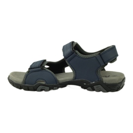 American Club Sandalias deportivas americanas 0072 azul marino gris 2
