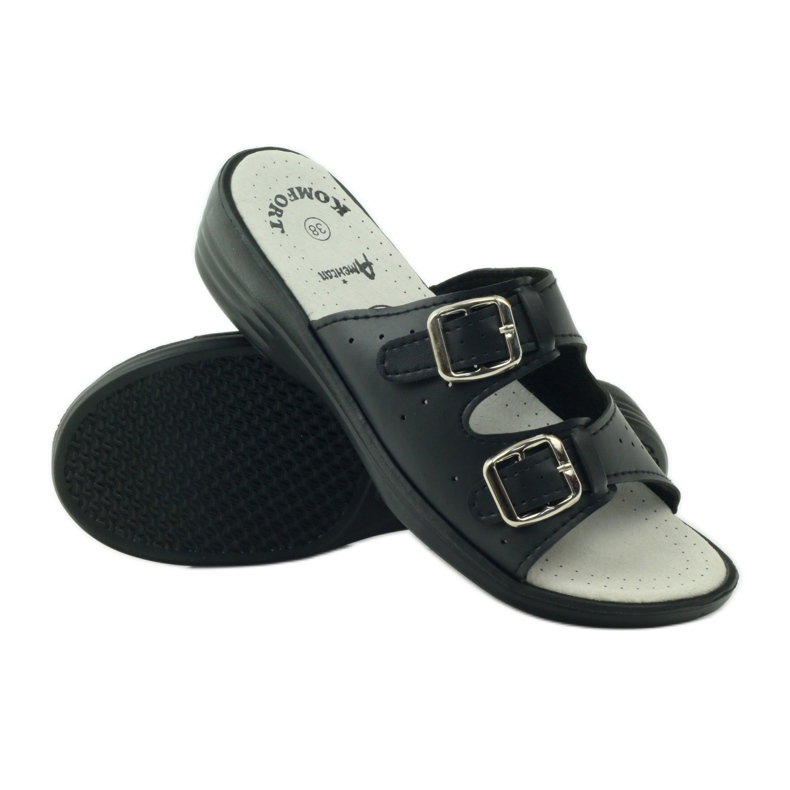 American Club Cómodas zapatillas médicas americanas 2/2018 negro 3