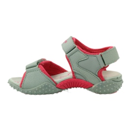 American Club Sandalias con aplicación de piel American 8580 multicolor gris 2 American Club Sandalias con aplicación de piel American 8580 multicolor gris 2