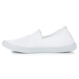 Zapatillas Mckeylor de tejido sin cordones blanco 3