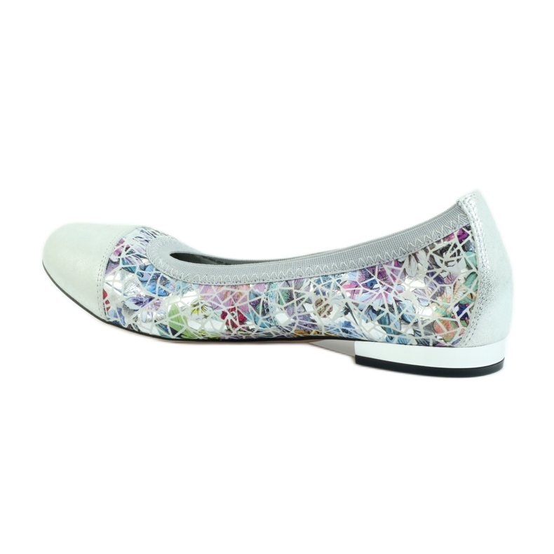 Bailarinas de mujer elásticas Gamis 1402 gris multicolor 2 Bailarinas de mujer elásticas Gamis 1402 gris multicolor 2