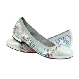 Bailarinas de mujer elásticas Gamis 1402 gris multicolor 3 Bailarinas de mujer elásticas Gamis 1402 gris multicolor 3