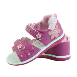 American Club Sandalias con inserción de piel americana 87285 rosa 3