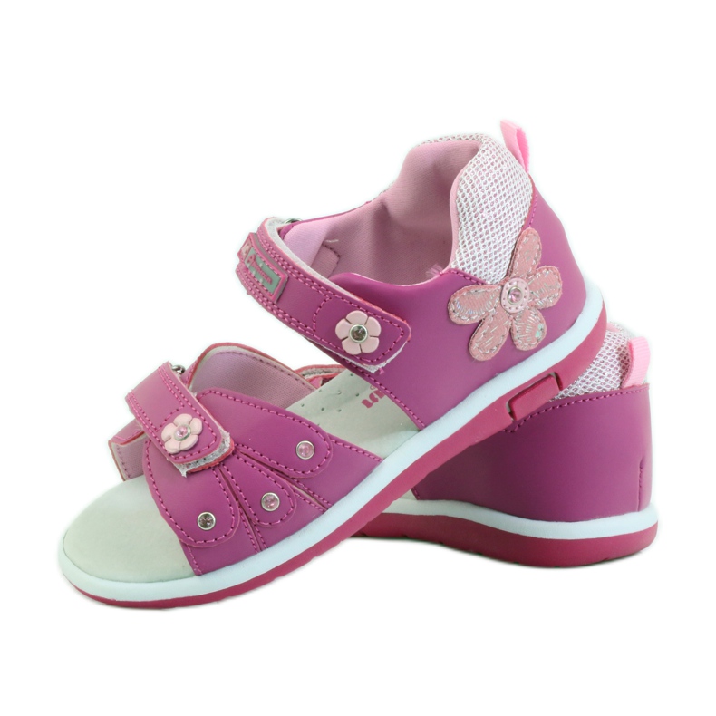 American Club Sandalias con inserción de piel americana 87285 rosado 3