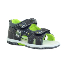 American Club Sandalias para niños con inserción de piel americana 87289 gris 1 American Club Sandalias para niños con inserción de piel americana 87289 gris 1