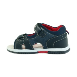 American Club Sandalias para niños con inserción de piel americana 87289 azul marino 2