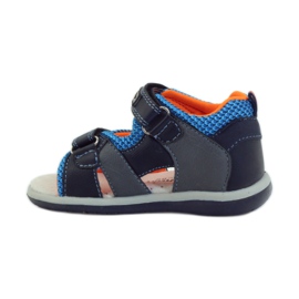 American Club Sandalias con inserción de piel americana 87297 azul marino 2 American Club Sandalias con inserción de piel americana 87297 azul marino 2