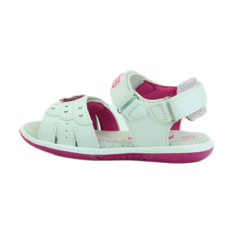 American Club Sandalias para niños con inserción de piel americana 93606 rosado blanco 2 American Club Sandalias para niños con inserción de piel americana 93606 rosado blanco 2