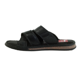 American Club Pantuflas hombre EVA ligera fondo americano negro 2