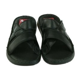 American Club Pantuflas hombre EVA ligera fondo americano negro 4