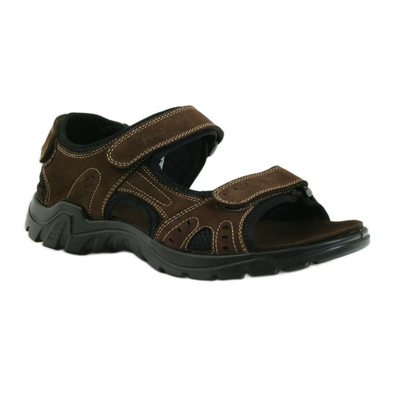American Club Sandalias deportivas hombre piel americana marrón 1 American Club Sandalias deportivas hombre piel americana marrón 1