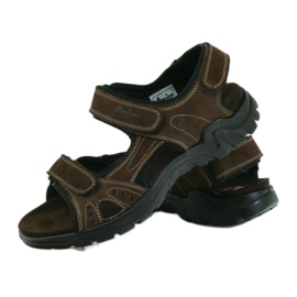 American Club Sandalias deportivas hombre piel americana marrón 3