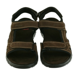 American Club Sandalias deportivas hombre piel americana marrón 4